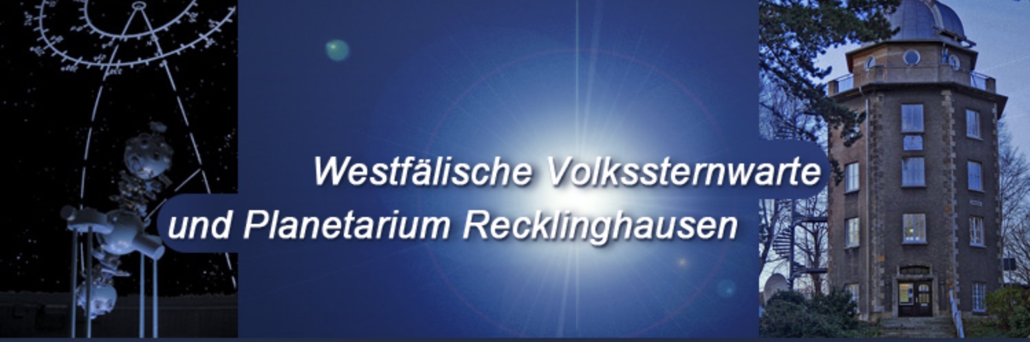 Westfälische Volkssternwarte und Planetarium, Stadt Recklinghausen Logo